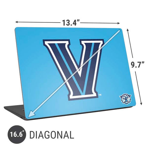 Villanova University V Wildcats Universal Laptop 16.6in (13.4 x 9.7in) Skin